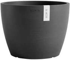 Ecopots Blumentöpfe & Übertöpfe > Kunststoff-Topf Stockholm, rund