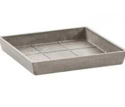 Ecopots Blumentopf Untersetzer > Kunststoff-Untersetzer Rotterdam, quadratisch