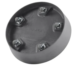 Ecopots Blumentopf Untersetzer > Kunststoff-Untersetzer Amsterdam, rund, mit Rollen