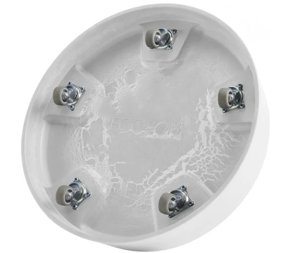 Ecopots Rolluntersetzer|Blumentopf Untersetzer > Kunststoff-Untersetzer Oslo, rund, mit Rollen