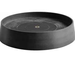 Ecopots Kunststoff-Untersetzer Oslo, rund, mit Rollen Dunkelgrau Best