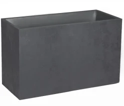 EDA Pflanzkübel & Blumenkästen > Kunststoff-Blumenkasten Basalt, rechteckig, , ca. B99,5/H60/T39,5 cm
