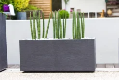 EDA Pflanzkübel & Blumenkästen > Kunststoff-Kasten Graphit, , ca. B99,5/H43,5/T39,5 cm