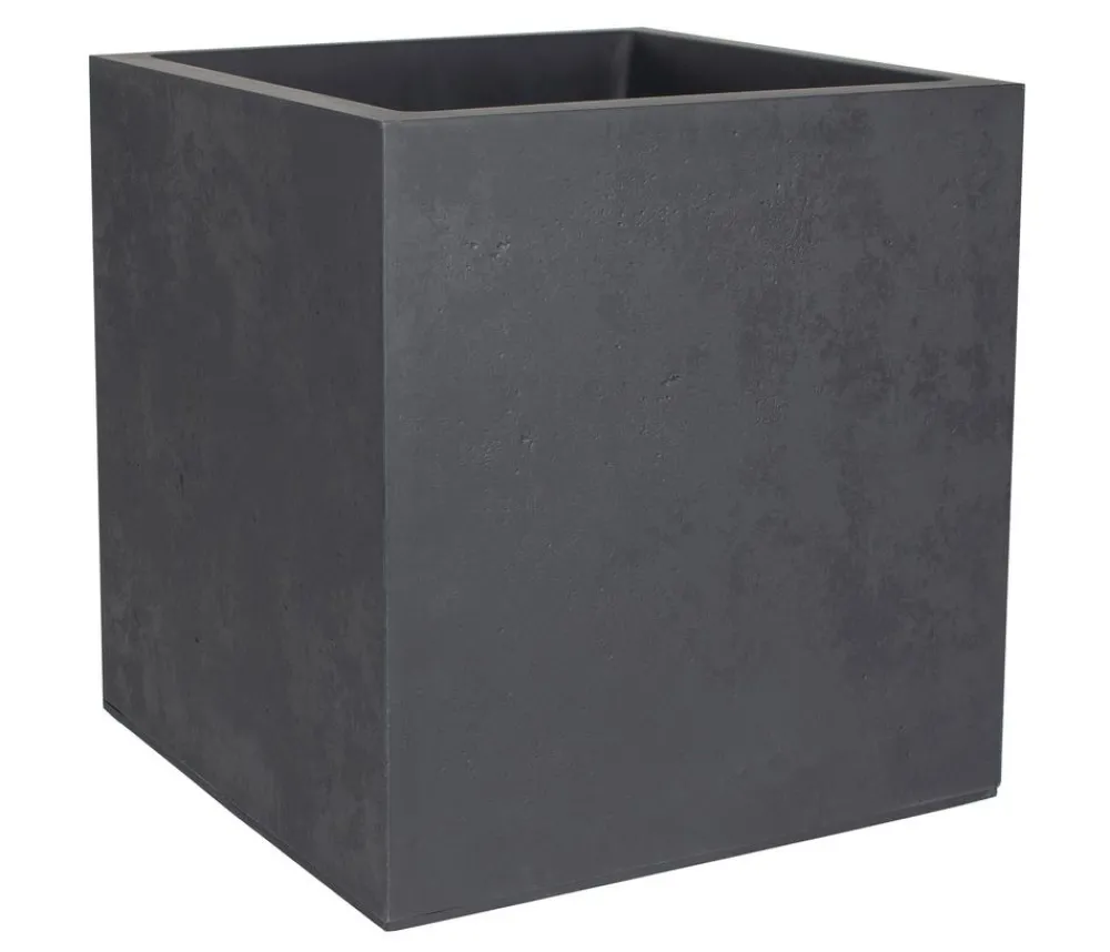 EDA Blumentöpfe & Übertöpfe - Kunststoff-Pflanztopf Basalt Up, , Anthrazit