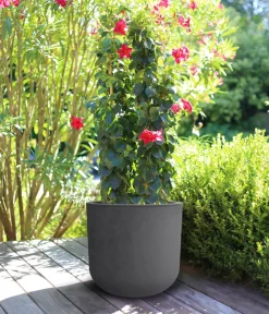 EDA Pflanzkübel & Blumenkästen > Kunststoff-Topf Basalt Up, rund