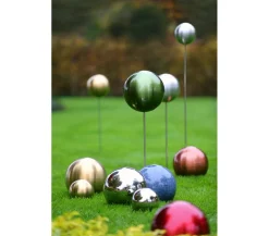 Dehner Gartenkugeln & Glas Deko|Gartenzwerge & Gartenfiguren > Edelstahlkugel, poliert,