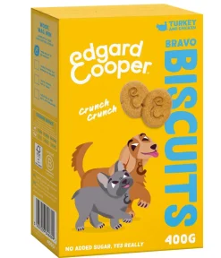 Edgard & Cooper® Hundeleckerlies - Edgard & Cooper Hundesnack Bravo Biscuits Getreidefrei, 400 g