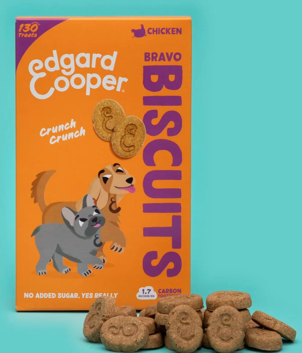 Edgard & Cooper® Hundeleckerlies - Edgard & Cooper Hundesnack Bravo Biscuits, 400 g