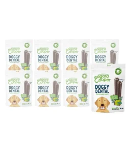 Edgard & Cooper® Hundeleckerlies|Funktionelle Leckerlies - Edgard & Cooper Hundesnack Doggy Dental, Apfel & Eukalyptusöl,