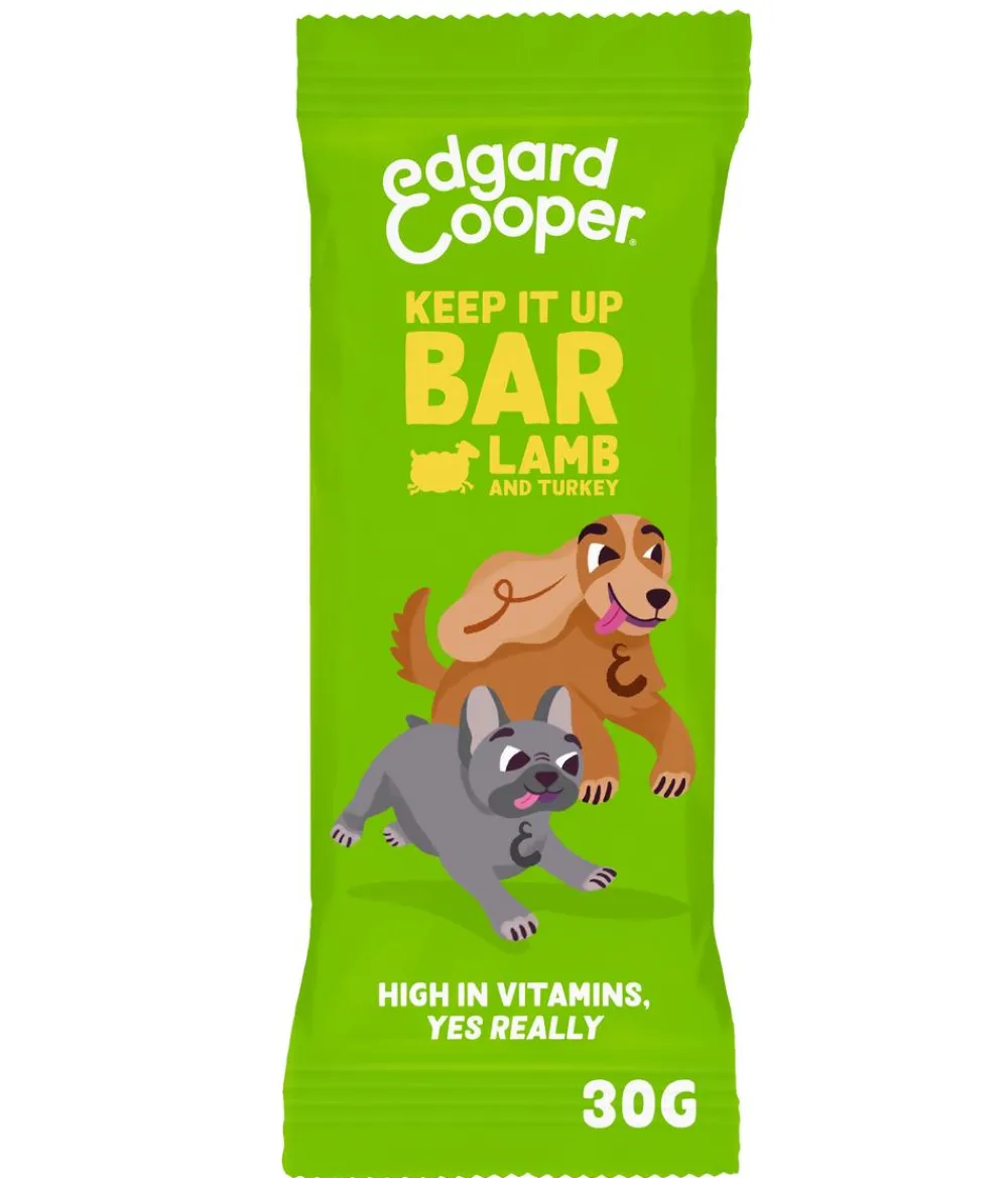 Edgard & Cooper® Edgard & Cooper Hundesnack Keep It Up Bar, Lamm & Truthahn, 24 x 30 g