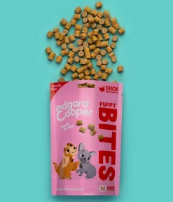 Edgard & Cooper® Hundeleckerlies > Edgard & Cooper Hundesnack Puppy Dog Bites, Huhn & Ente