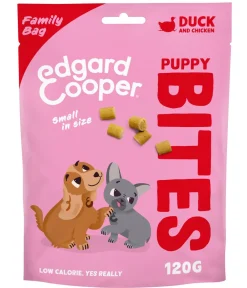 Edgard & Cooper® Hundeleckerlies > Edgard & Cooper Hundesnack Puppy Dog Bites, Huhn & Ente