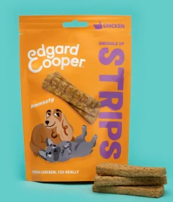 Edgard & Cooper® Hundeleckerlies > Edgard & Cooper Hundesnack Snuggle Up Strips, 11 x 75 g