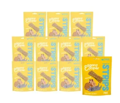 Edgard & Cooper® Hundeleckerlies - Edgard & Cooper Hundesnack Snuggle Up Strips, 11 x 75 g
