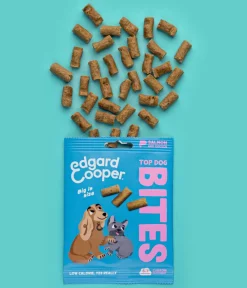 Edgard & Cooper® Hundeleckerlies > Edgard & Cooper Hundesnack Top Dog Bites, Big, Lachs & Huhn, 15 x 50 g
