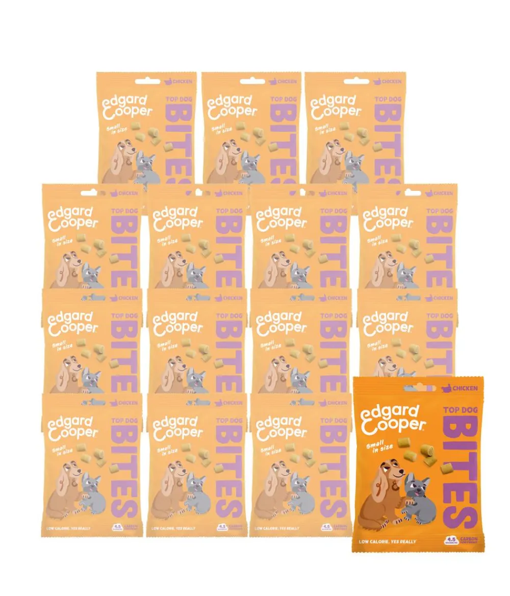 Edgard & Cooper® Edgard & Cooper Hundesnack Top Dog Bites, Small, Huhn Clearance