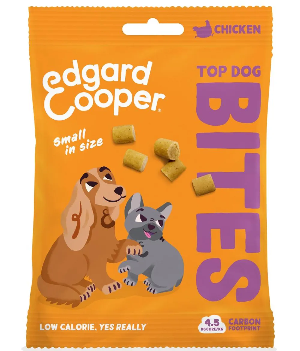 Edgard & Cooper® Edgard & Cooper Hundesnack Top Dog Bites, Small, Huhn Clearance