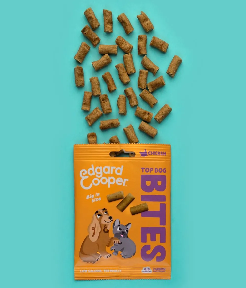 Edgard & Cooper® Hundeleckerlies - Edgard & Cooper Hundesnack Top Dog Bites, Big, Huhn, 15 x 50 g