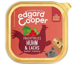 Edgard & Cooper® Nassfutter Hund > Edgard & Cooper Nassfutter für Hunde, Prachtvolles Huhn & Lachs, Senior, 11 x 150 g