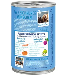 Edgard & Cooper® Nassfutter Hund > Edgard & Cooper Nassfutter für Hunde, Delikater ASC Lachs & Truthahn Adult, 6 x 400 g