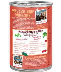 Edgard & Cooper® Nassfutter Hund > Edgard & Cooper Nassfutter für Hunde, Herrliches Huhn & Lachs, Senior, 6 x 400 g