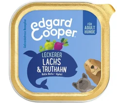 Edgard & Cooper® Nassfutter Hund - Edgard & Cooper Nassfutter für Hunde, Leckerer Lachs & Truthahn Adult, 11 x 150 g