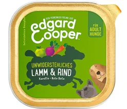 Edgard & Cooper® Nassfutter Hund - Edgard & Cooper Nassfutter für Hunde, Unwiderstehliches Lamm & Rind Adult, 11 x 150 g