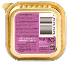 Edgard & Cooper® Nassfutter Hund - Edgard & Cooper Nassfutter für Hunde, Köstliches Wild & Ente Adult, 11 x 150 g