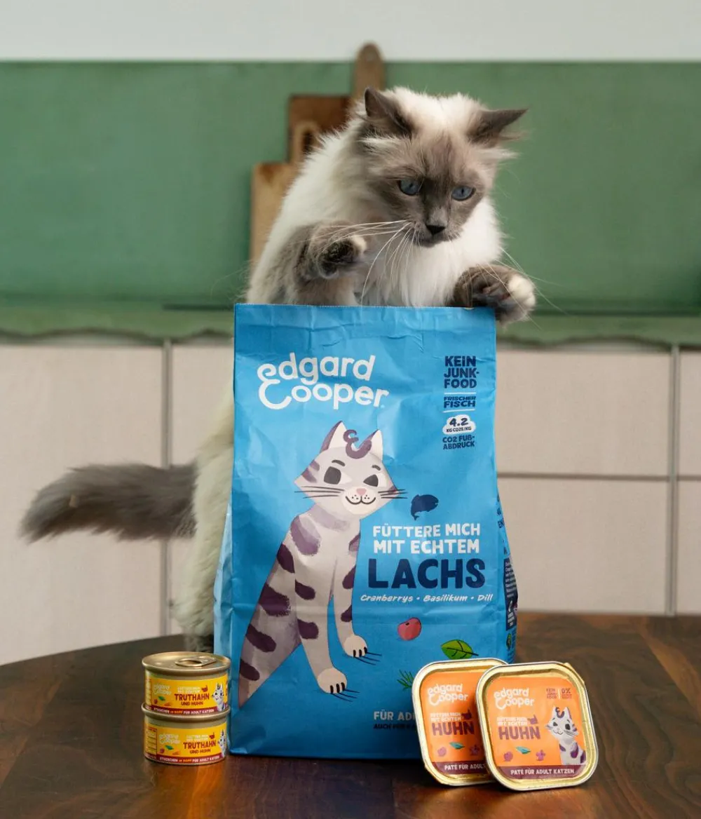 Edgard & Cooper® Nassfutter Katze > Edgard & Cooper Nassfutter für Katzen Freilaufhuhn Paté Adult, 16 x 85 g