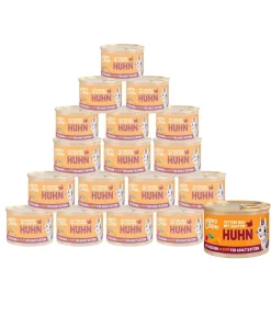 Edgard & Cooper® Nassfutter Katze - Edgard & Cooper Nassfutter für Katzen Freilaufhuhn Stückchen in Soße Adult, 18 x 85 g