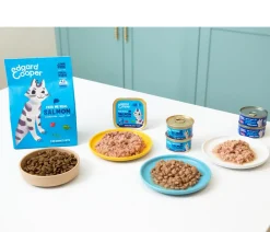 Edgard & Cooper® Nassfutter Katze > Edgard & Cooper Nassfutter für Katzen MSC-Lachs & Freilaufhuhn Paté Adult, 16 x 85 g