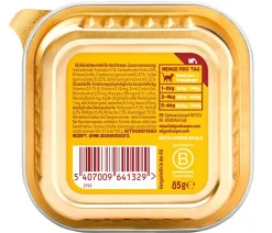 Edgard & Cooper® Edgard & Cooper Nassfutter für Katzen Freilauftruthahn & Freilaufhuhn Paté Adult, 16 x 85 g Hot