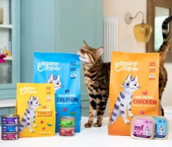 Edgard & Cooper® Nassfutter Katze > Edgard & Cooper Nassfutter für Katzen Lamm & Freilandhuhn Stückchen in Soße Adult, 18 x 85 g