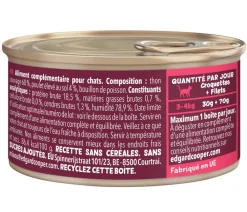 Edgard & Cooper® Edgard & Cooper Nassfutter für Katzen Wildfang-Thunfisch & Freilaufhuhn Filets, 24 x 70 g Online