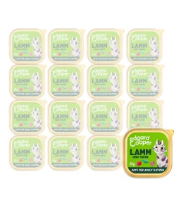 Edgard & Cooper® Edgard & Cooper Nassfutter für Katzen Lamm & Freilaufhuhn Paté Adult, 16 x 85 g New