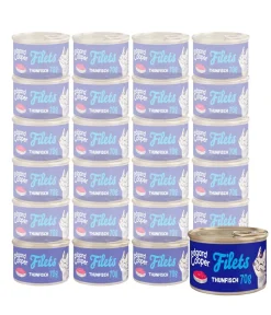 Edgard & Cooper® Edgard & Cooper Nassfutter für Katzen Wildfang-Thunfisch Filets, 24 x 70 g Outlet