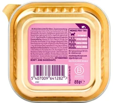 Edgard & Cooper® Nassfutter Katze - Edgard & Cooper Nassfutter für Katzen Freilaufente & Freilaufhuhn Paté, Kitten, 16 x 85 g