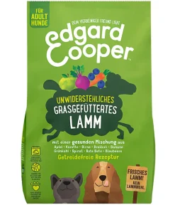 Edgard & Cooper® Trockenfutter Hund - Edgard & Cooper Trockenfutter für Hunde, Unwiderstehliches Grasgefüttertes Lamm Adult