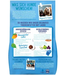 Edgard & Cooper® Trockenfutter Hund - Edgard & Cooper Trockenfutter für Hunde, Delikater Norwegischer Lachs Adult