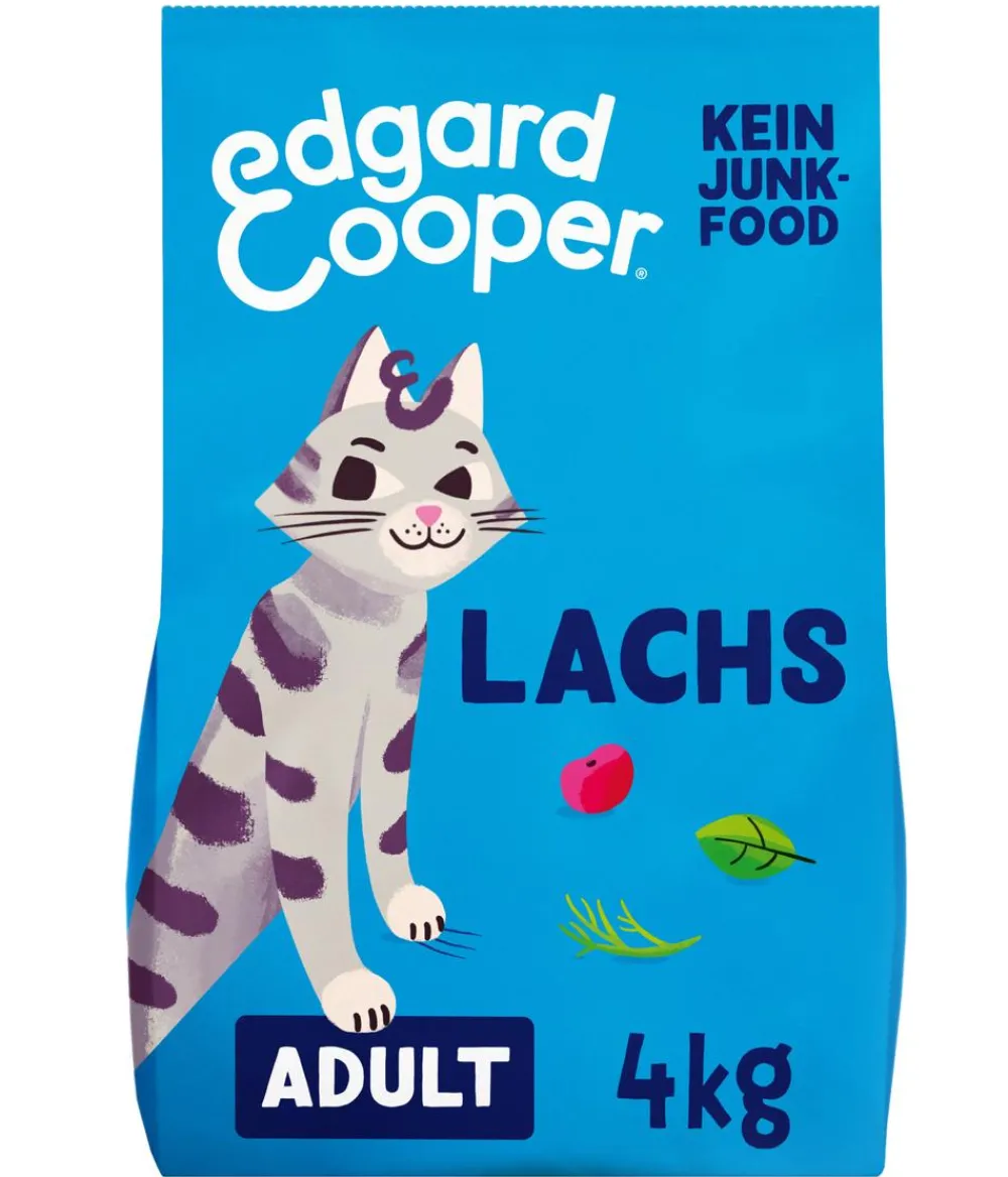 Edgard & Cooper® Trockenfutter Katze - Edgard & Cooper Trockenfutter für Katzen Frischer Atlantik-Lachs Adult
