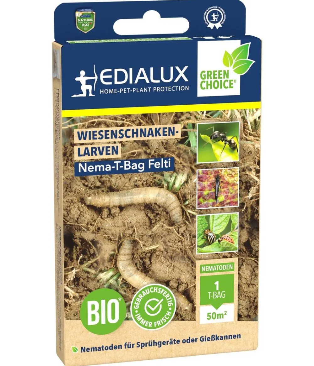 Edialux Schädlingsbekämpfungsmittel - Nema-T-Bag Felti gegen Wiesenschnakenlarven, 1 Stk.