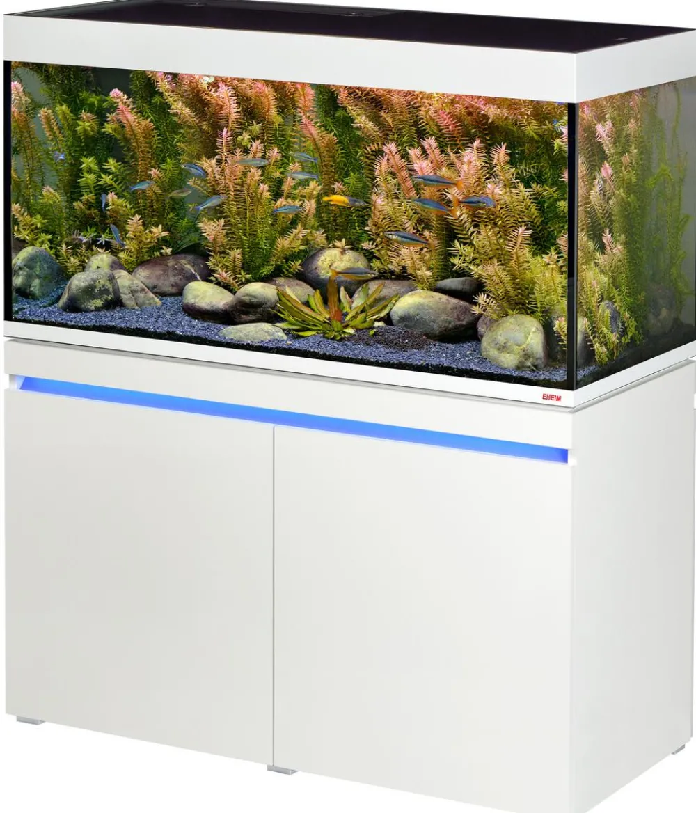 EHEIM Aquarium Komplettsets - Aquarium Kombination incpiria 430 duo, , 430 l, ca. B130/H144/T60 cm Weiß