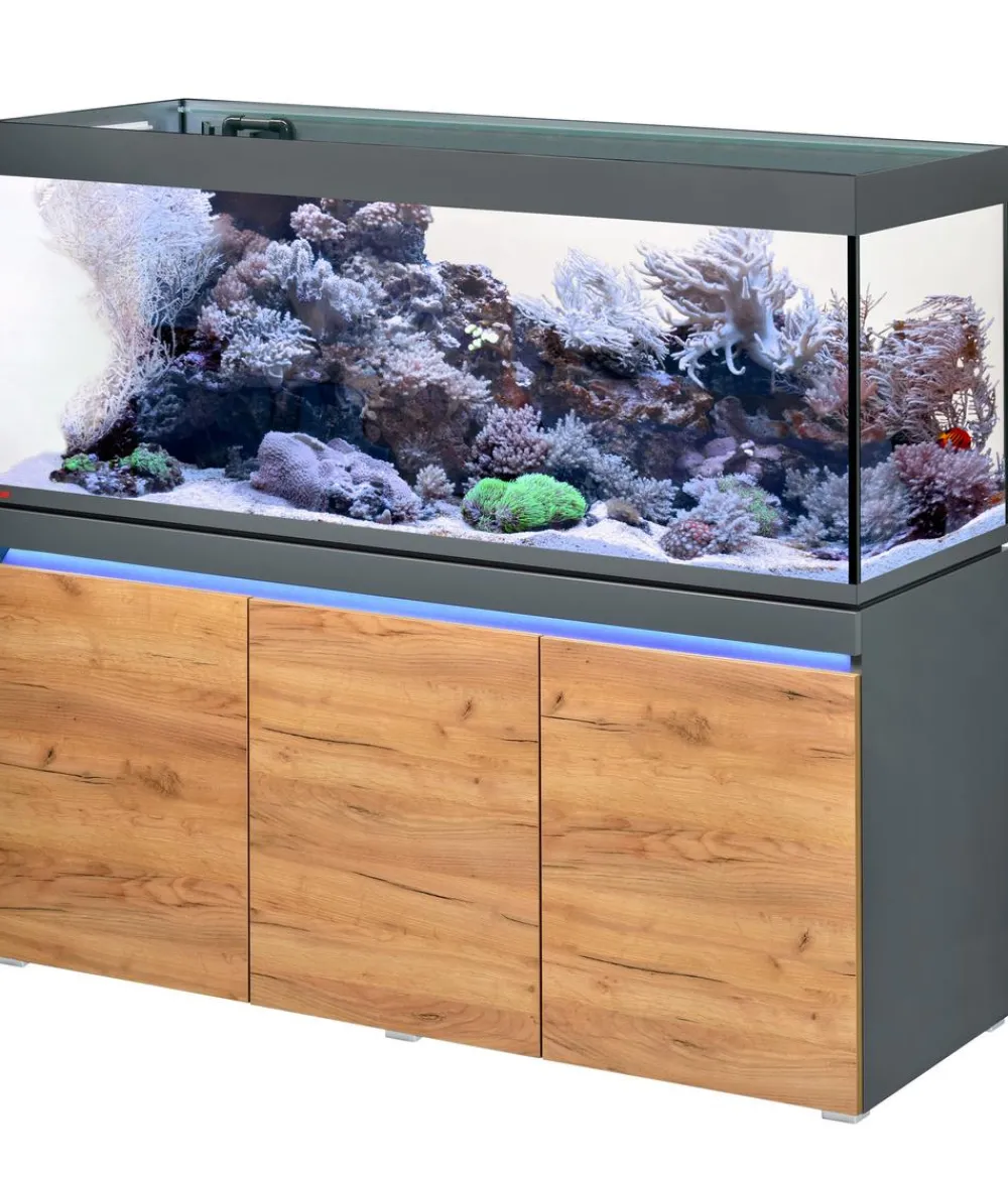 EHEIM Aquarium Komplettsets - Aquarium Kombination Incpiria reef 530 Dunkelgrau