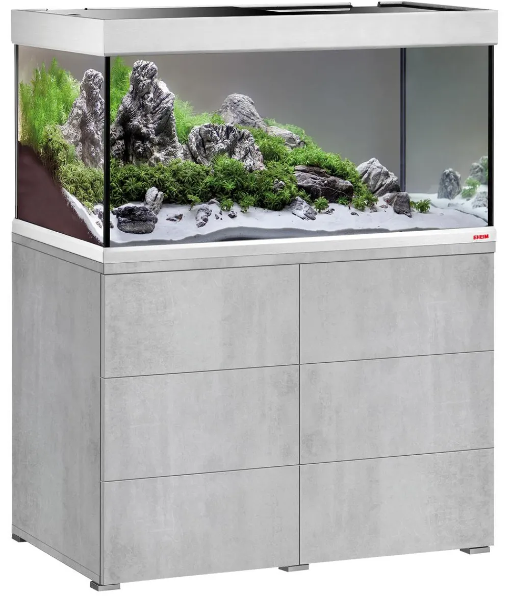 EHEIM Aquarium Komplettsets - Aquarium Kombination proximaTEC 250 Hellgrau
