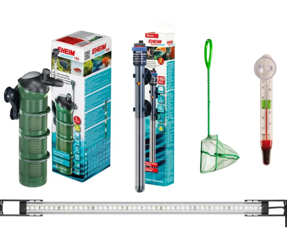 EHEIM Einsteiger Aquarien|Einzel Aquarien - Aquarium-Set Aquapro LED 180 Schwarz