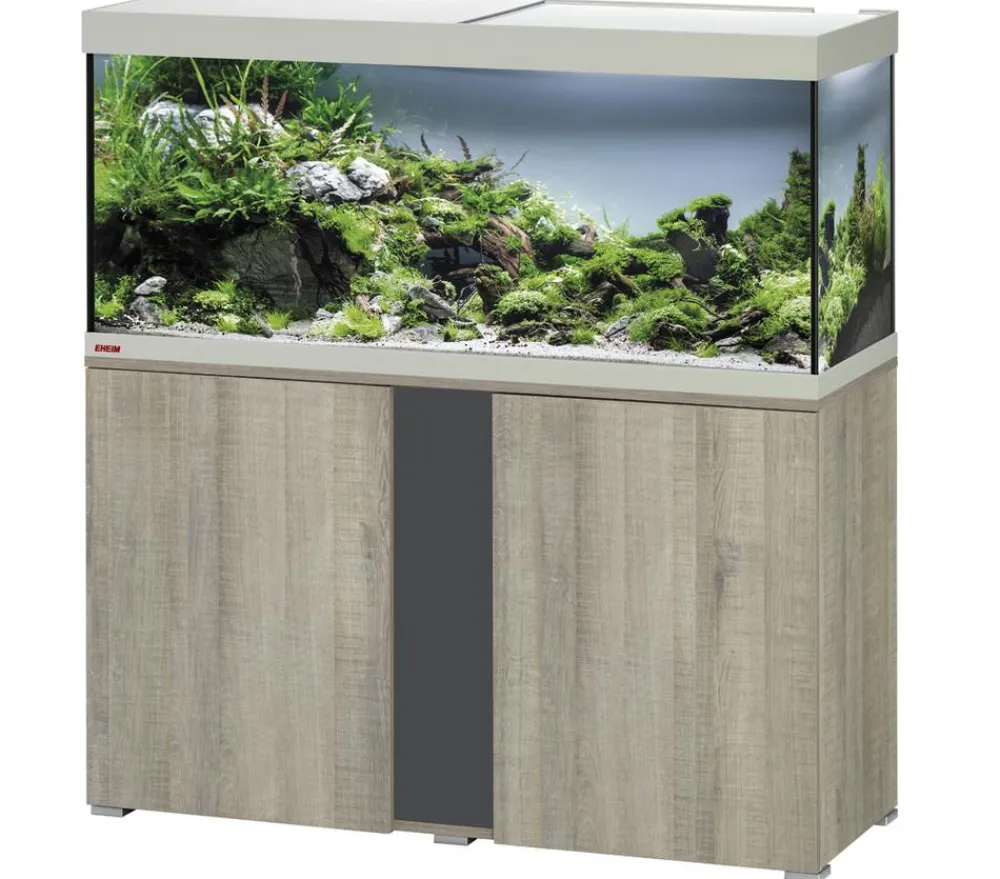 EHEIM Aquarium Vivaline LED, Dekorbrett Dunkelgrau New