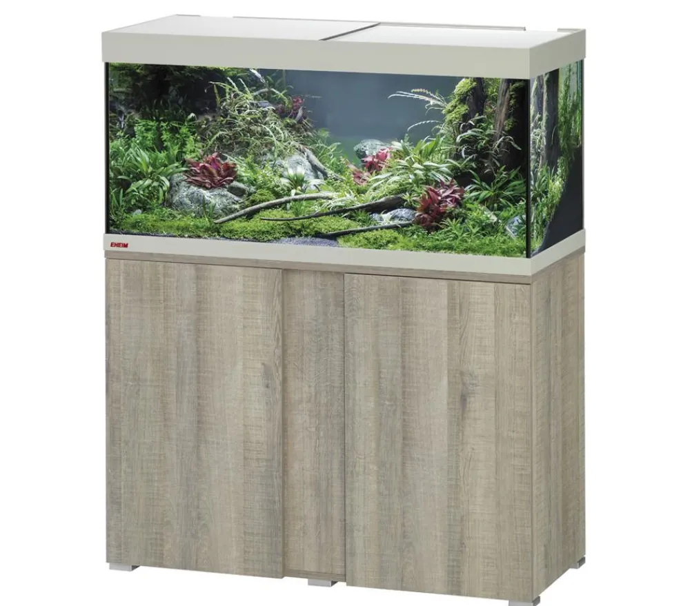 EHEIM Möbel - Aquarium Vivaline LED, Dekorbrett Hellgrau