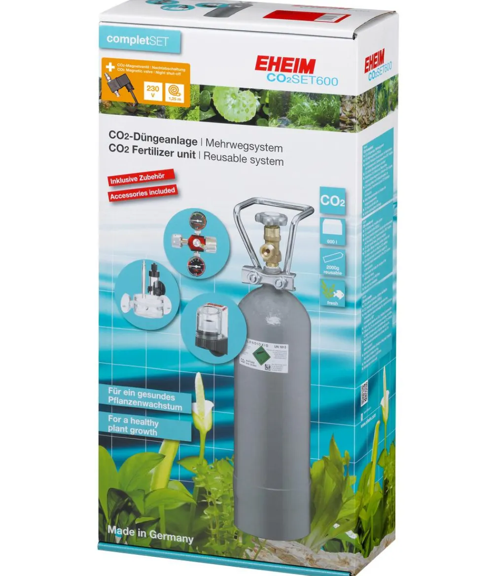 EHEIM Mehr Pflege & Technik|Pflanzenpflege > CO2-Düngeanlage-Set Mehrweg mit Magnetventil