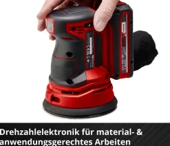 Einhell Gartengeräte - Akku-Exzenterschleifer TE-RS 18 Li-Solo