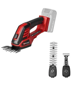 Einhell Gartengeräte - Akku-Gras- und Strauchschere GE-CG 18/100 Li- 3 in 1-Solo